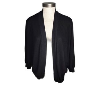 XXI Women's Black 3/4 Sleeve Tapered Cardigan Sweater Size S